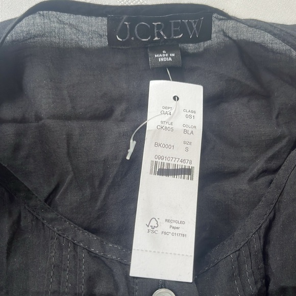 NWT J. Crew Pintuck mini shirtdress in cotton voile - Picture 8 of 15